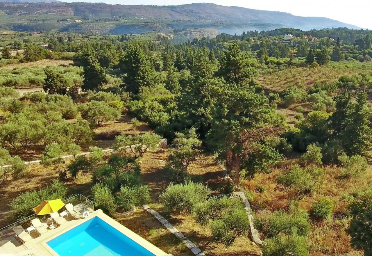 Villa Olivia With Pool Vrises Crete Alikampos Eksteriør bilde